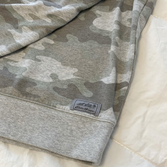 Eddie Bauer Tops Eddie Bauer Cozy Camp Crewneck Camo Sweatshirt